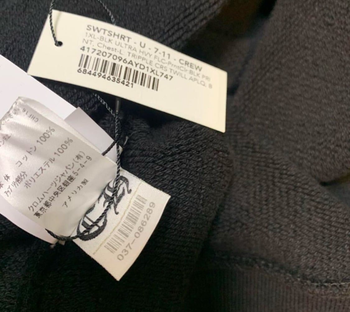 CHROME HEARTS クロムハーツ フロッキーパッチ ワイノット クルー