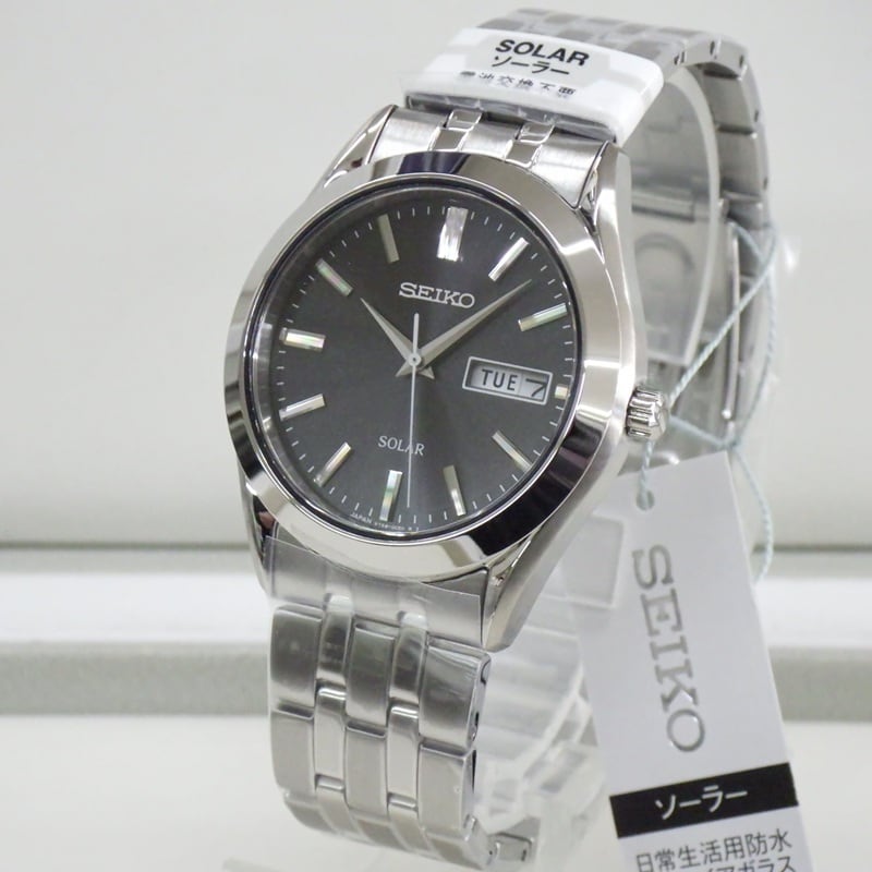 SEIKO セイコーセレクション SBPX083 ブラック文字盤 ソーラー腕時計