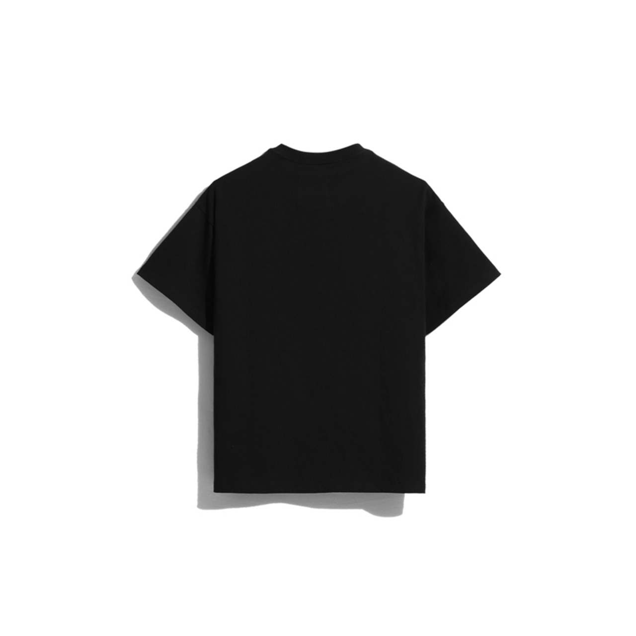 【HIPANDA 】 1625男女兼用 ベーシック 刺繡 ワンポイント Tシャツ UNISEX BASIC EMBROIDERY ONE POINT SHORT SLEEVED T-SHIRT/ WHITE・ BLACK