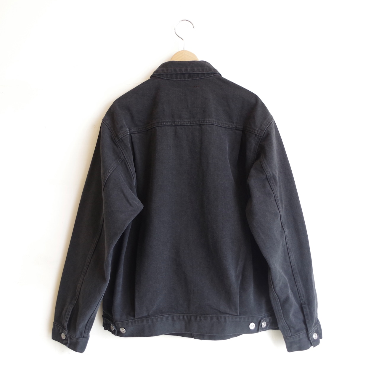 HATSKI Denim07 Box Pocket Denim Jacket Fade Black