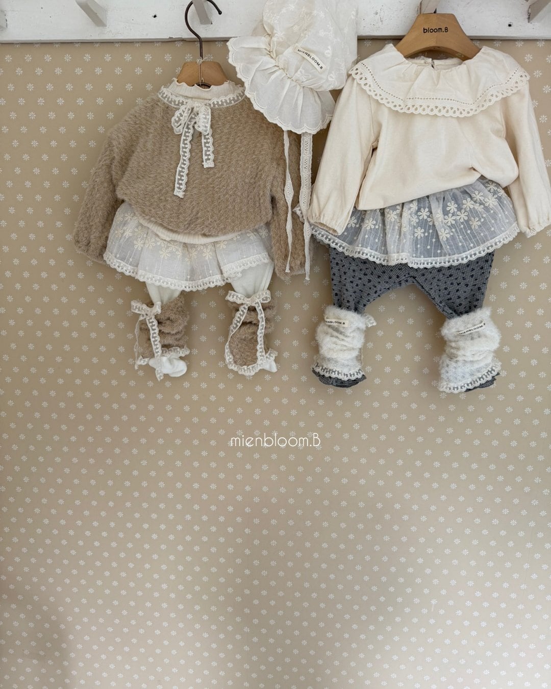 送料無料【予約】/ kids ムードニットTシャツ / mienbloom