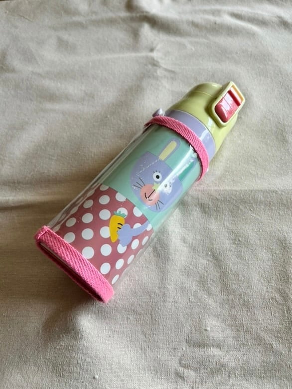 もりちゃん様　透明水筒カバー　580ml×2点 水筒カバー 透明 Lサイズ 水筒ケース スケーター水筒580ml用 ベージュ