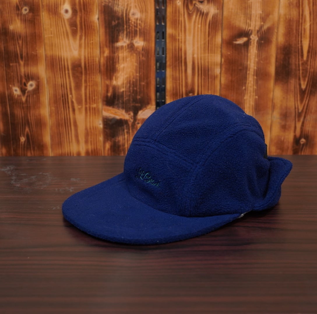 USA製 l.l.bean 耳付き フリースキャップ ネイビー L /帽子 llbean エルエルビーン 2way 80s90s