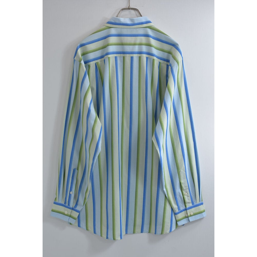 00s VAN HEUSEN ヴァン・ヒューゼン グラデーションストライプ シャツ