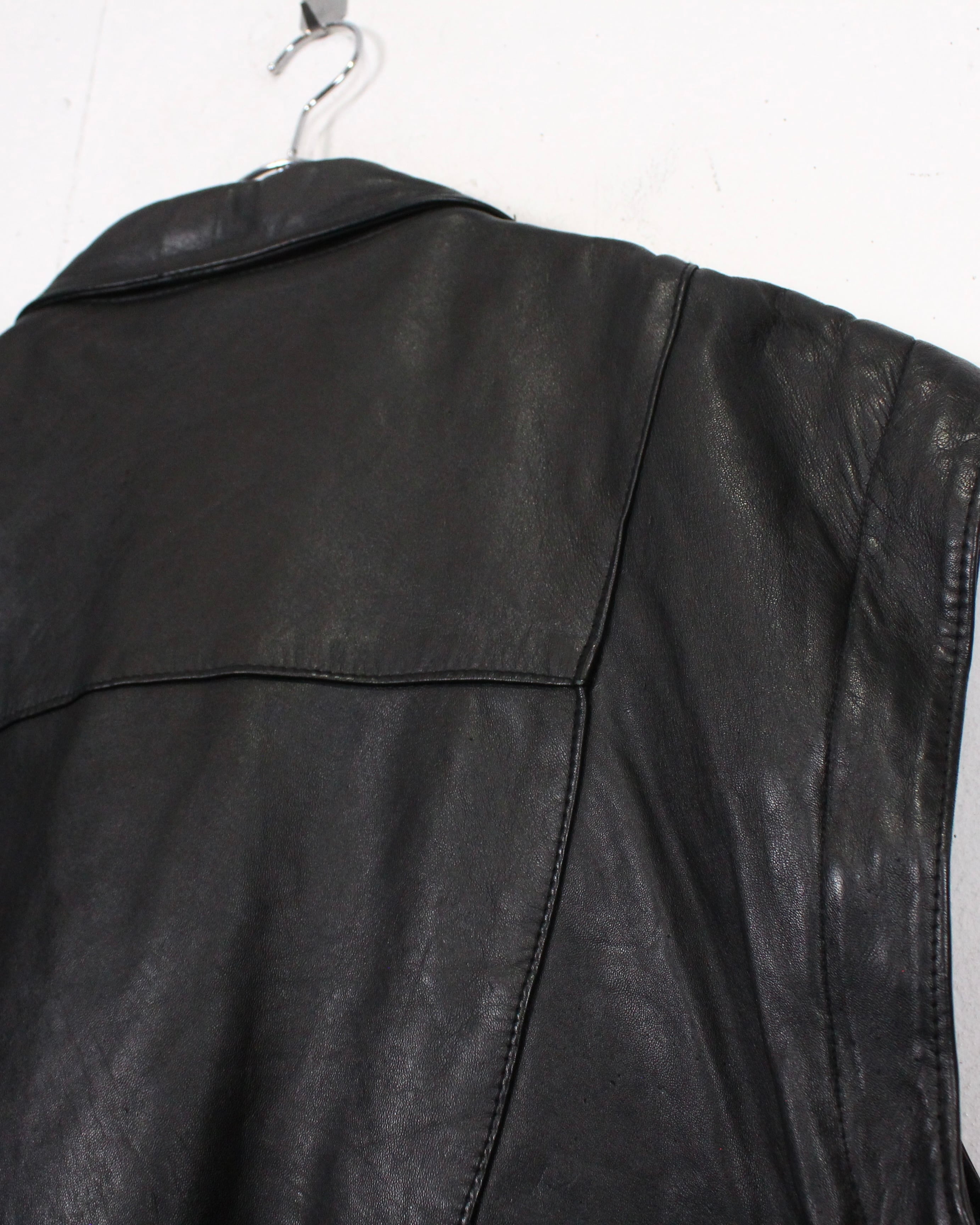 Caka act2】“2way” Detachable Gimmick Vintage Leather Jacket | Caka