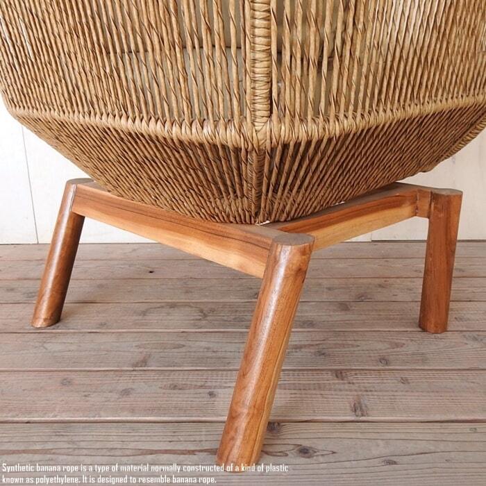 シンセティック バナナロープ チェア USofa Single クッション付き