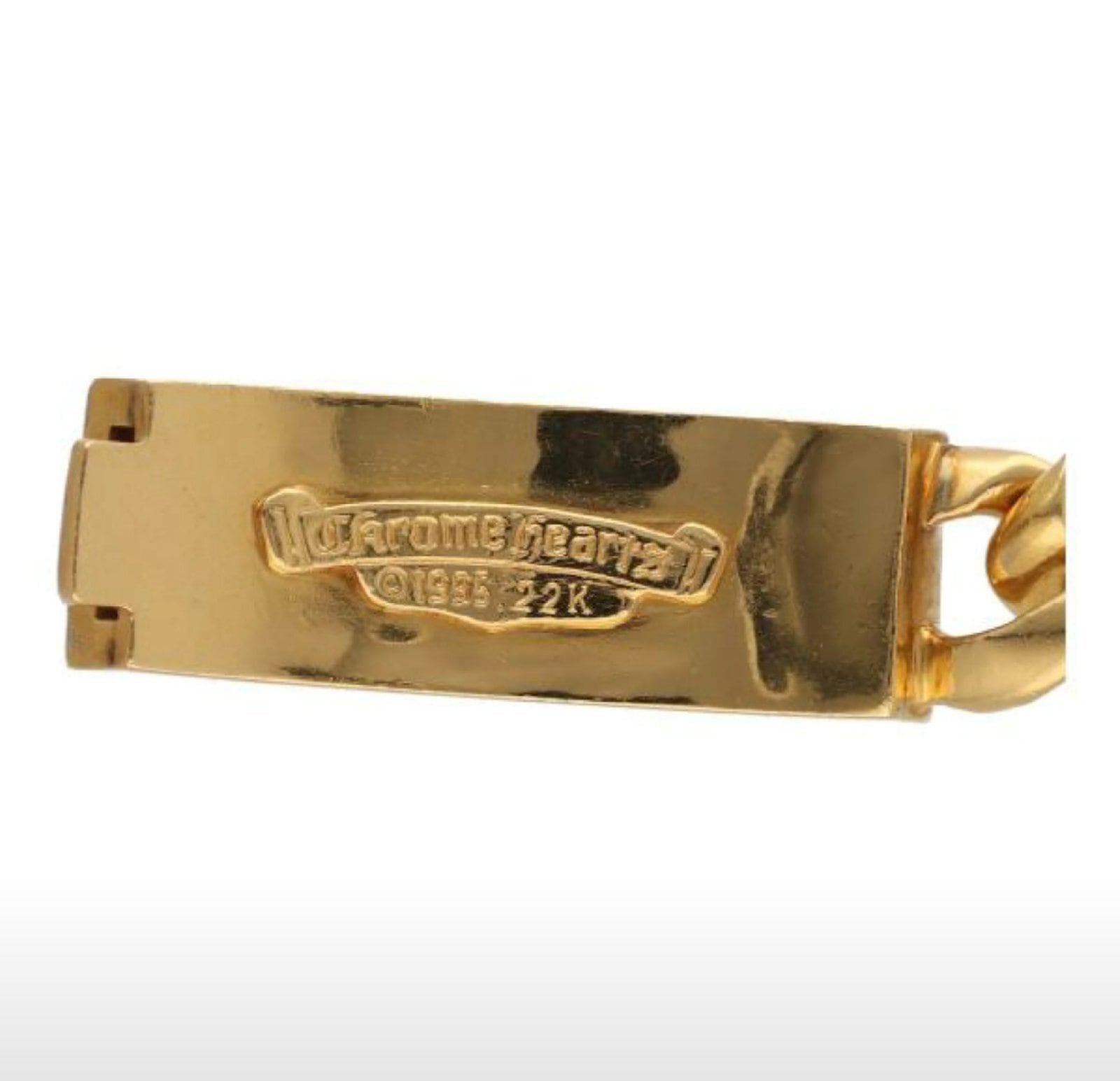 CHROME HEARTS クロムハーツ ダガーIDブレスレット 22K イエロー CHROME HEARTS クロムハーツ ダガーIDブレスレット 22K イエロー