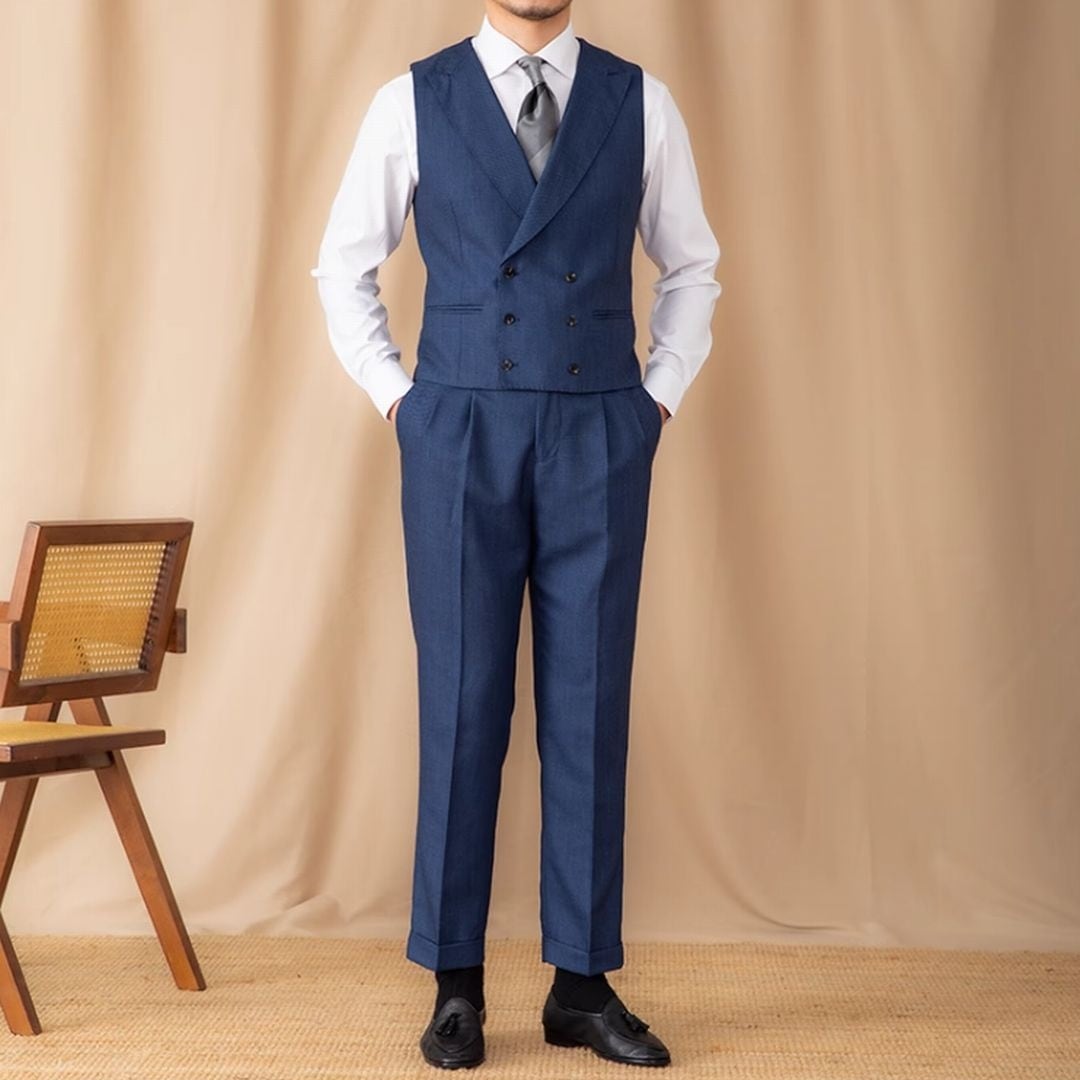 ビジネス通勤ダブルブレストベスト KA0778 | R-Base