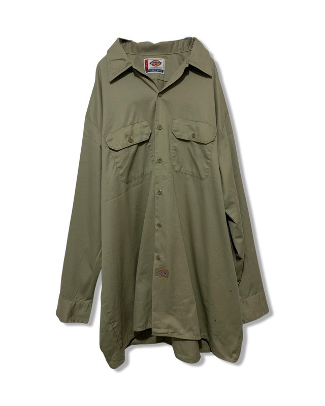 Dickies ディッキーズ 長袖 ワークシャツ ビックシャツ ヴィンテージ ビンテージ