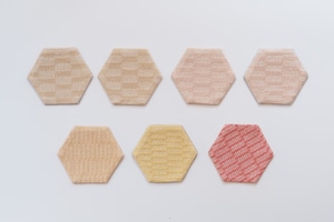 手織りコースター亀甲 Koriolis Textiles