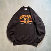 90s USA Lee ドイツ　スウェット　トレーナー　リー　ブラック　XL 古着