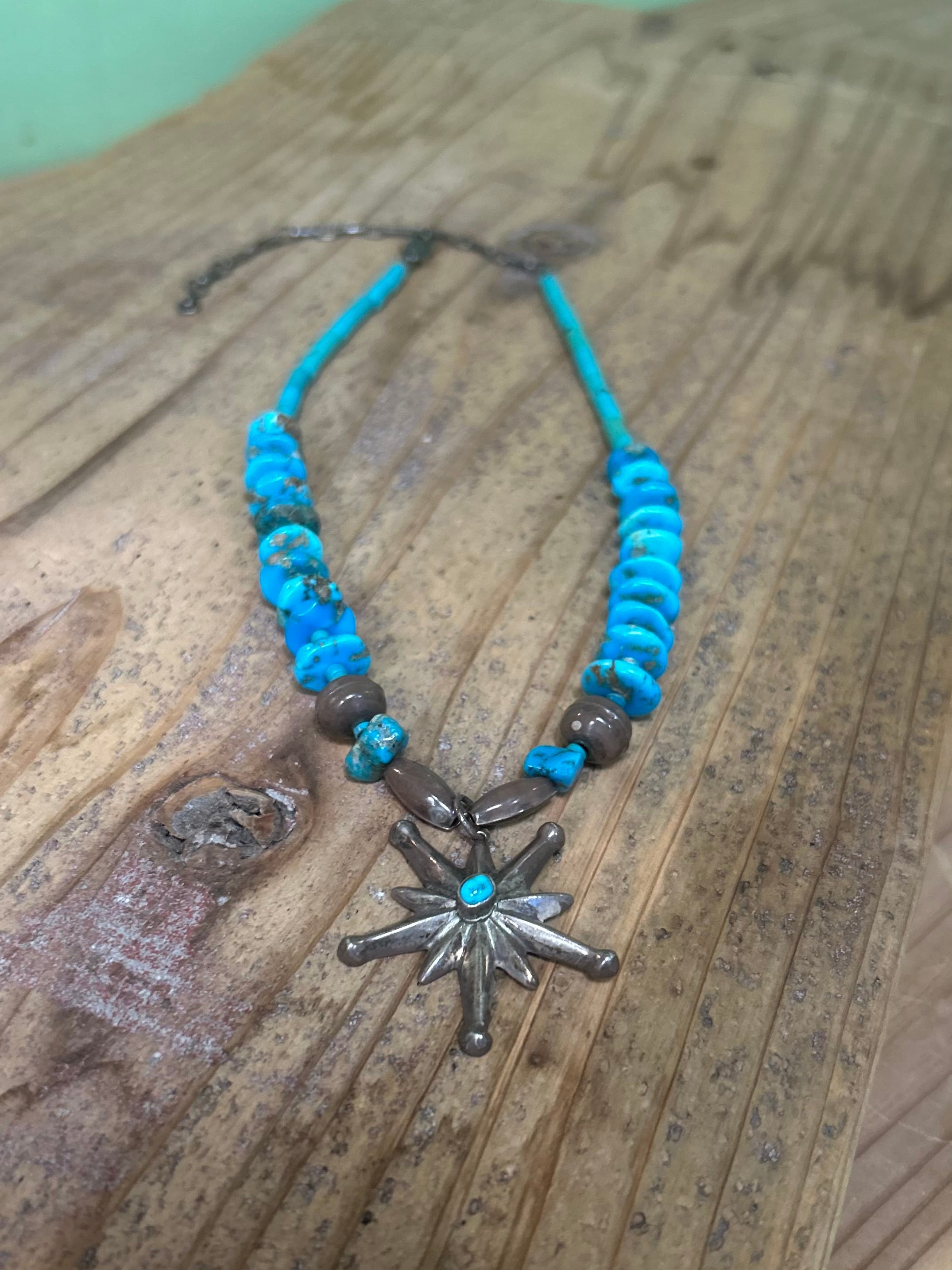 vintage navajo turquoise necklace
