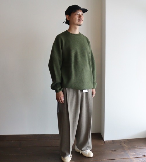 nonnotte " Draping C/N Pullover ( Smoky Khaki )"