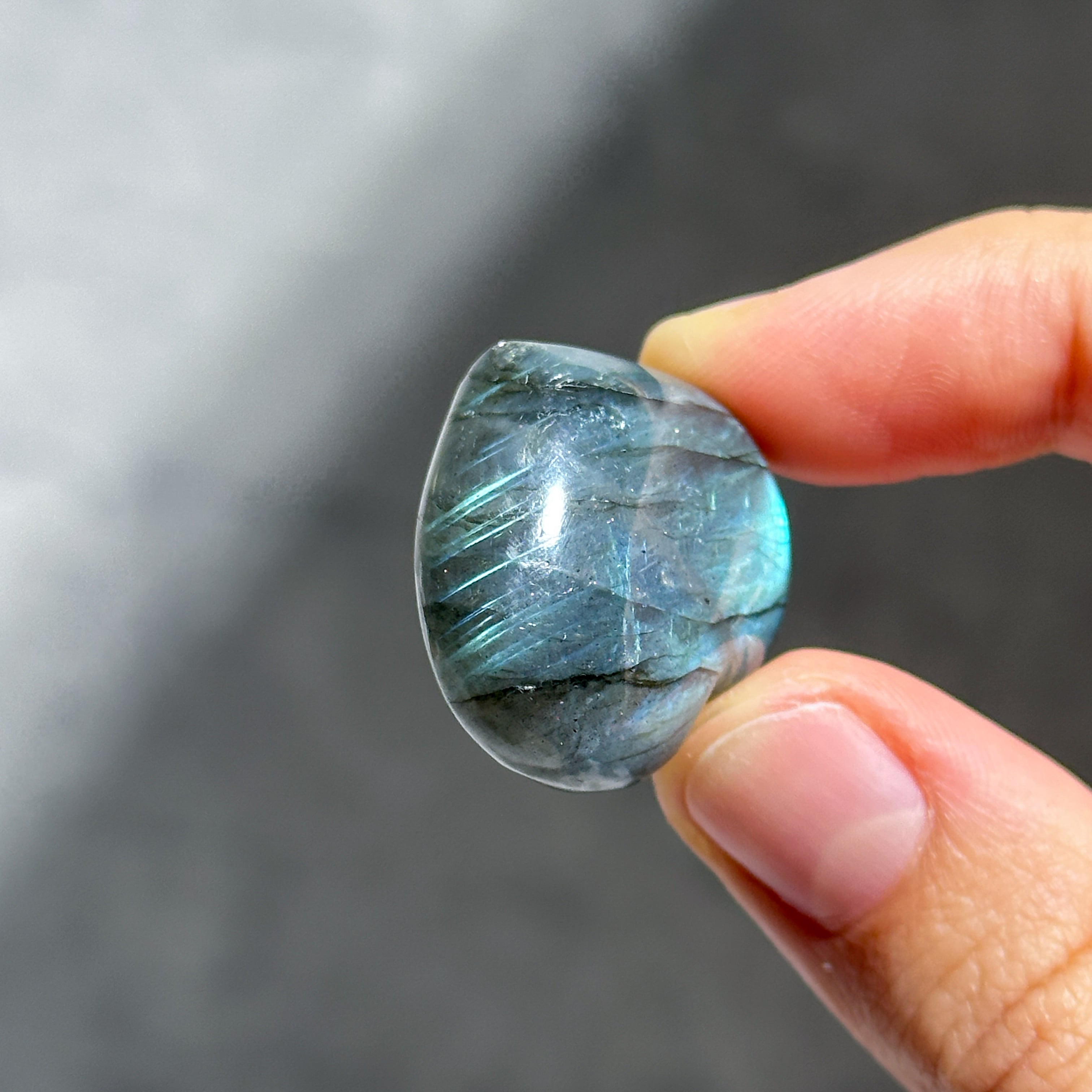 ラブラドライト ハート41◇ Labradorite ◇天然石・鉱物