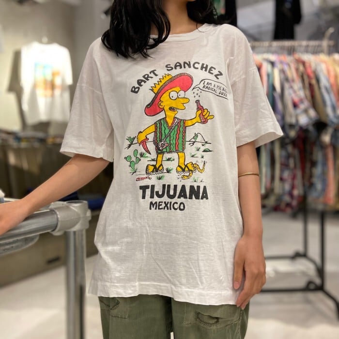 80〜90年代 シンプソンズ パロディ キャラクタープリントTシャツ 