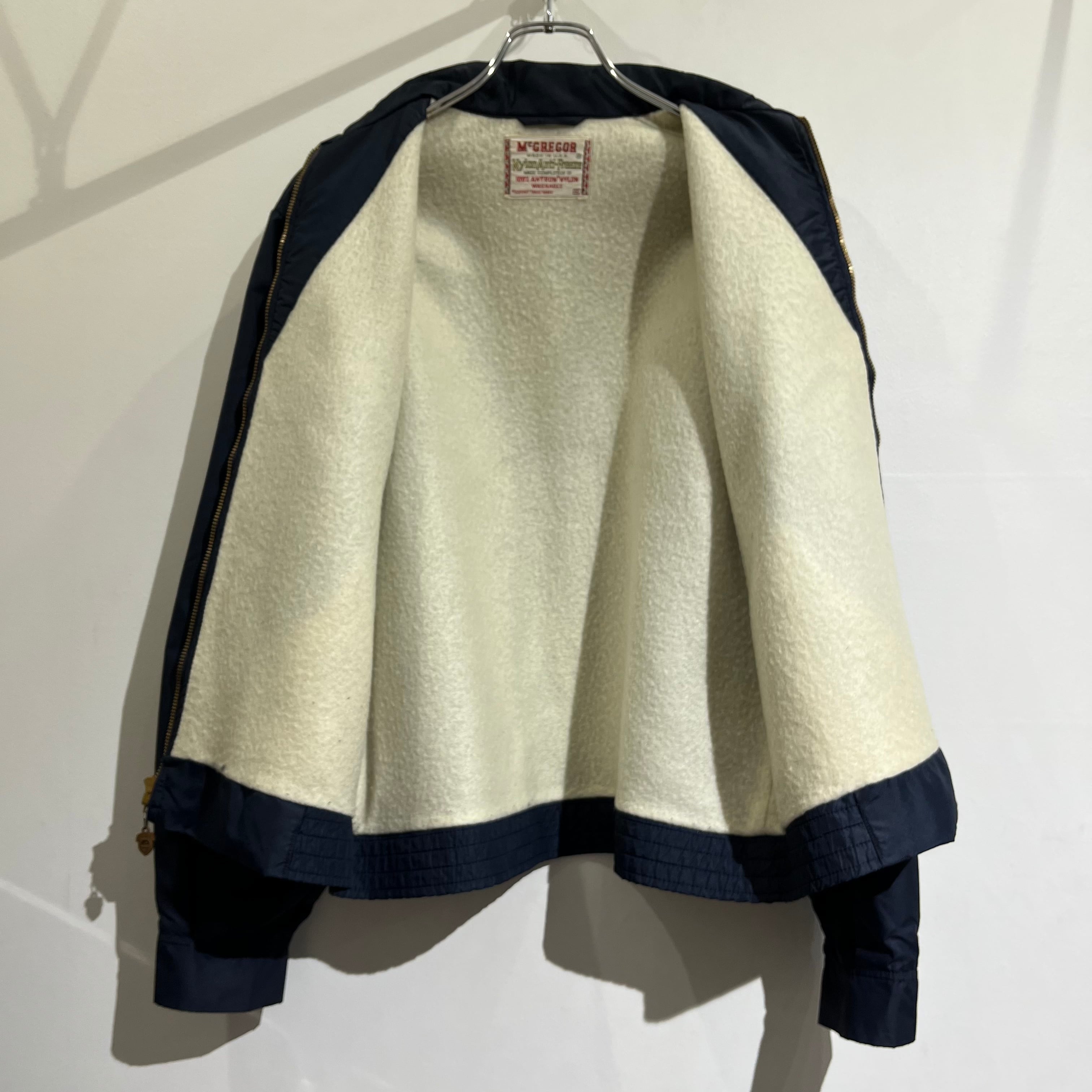 60s McGREGOR Nylon Anti Fleeze Navy 60年代 マクレガー ナイロン
