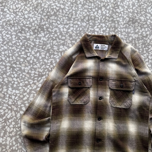 CHALLENGER / ombre check shirt sizeM