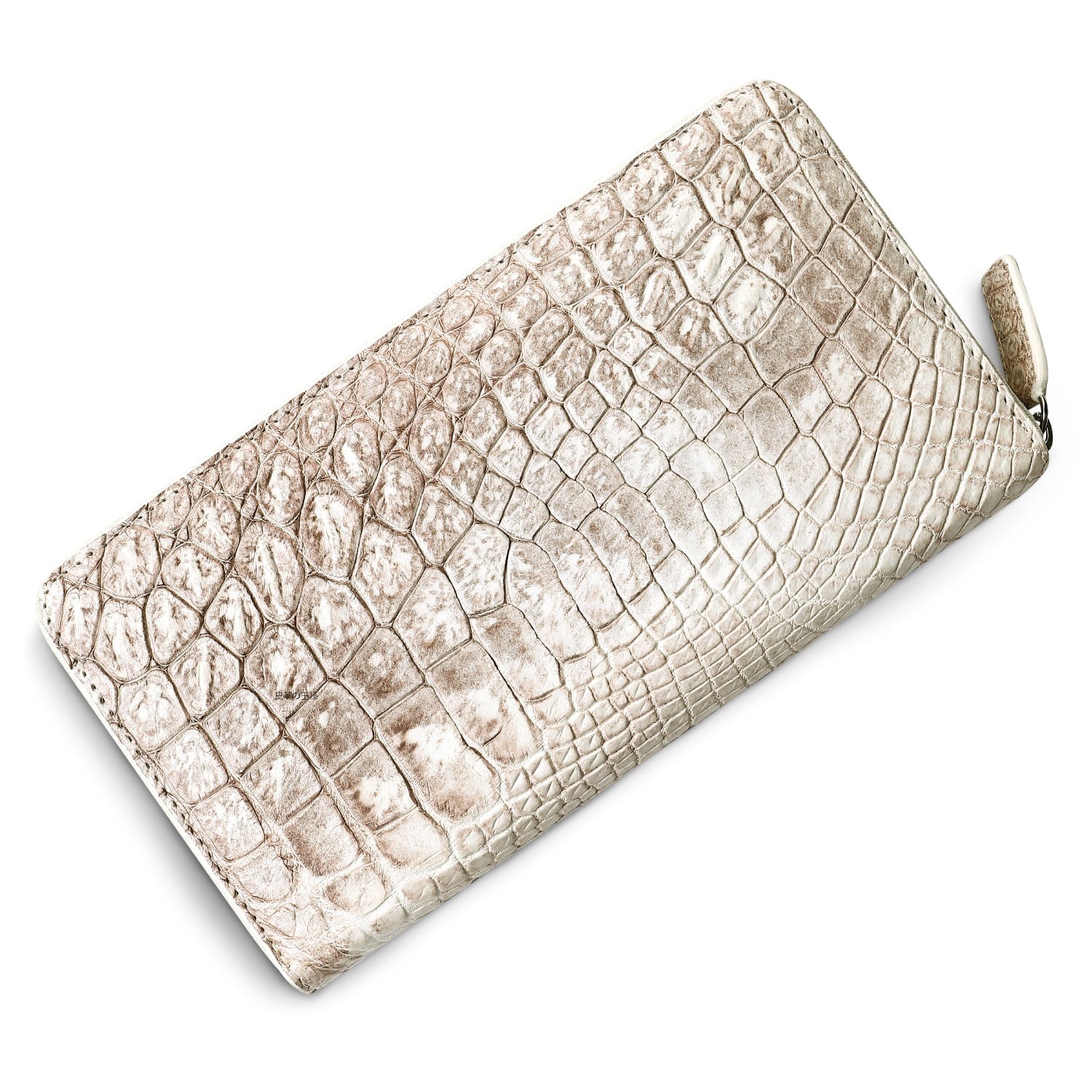 希少】美品 クロコダイル ワニ革 長財布 二つ折り 爪手 ブラック 勿体な 