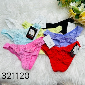 【日本製】ストレッチレース　sss生地　食い込みパンティ　sexyショーツ　コスプレ　フリージア　