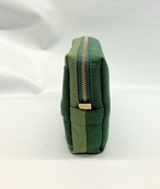 ポケットティッシュケース付き　スクエアポーチ　かぼちゃ｜とりさん工房ーかわいいハンドメイドポーチ
