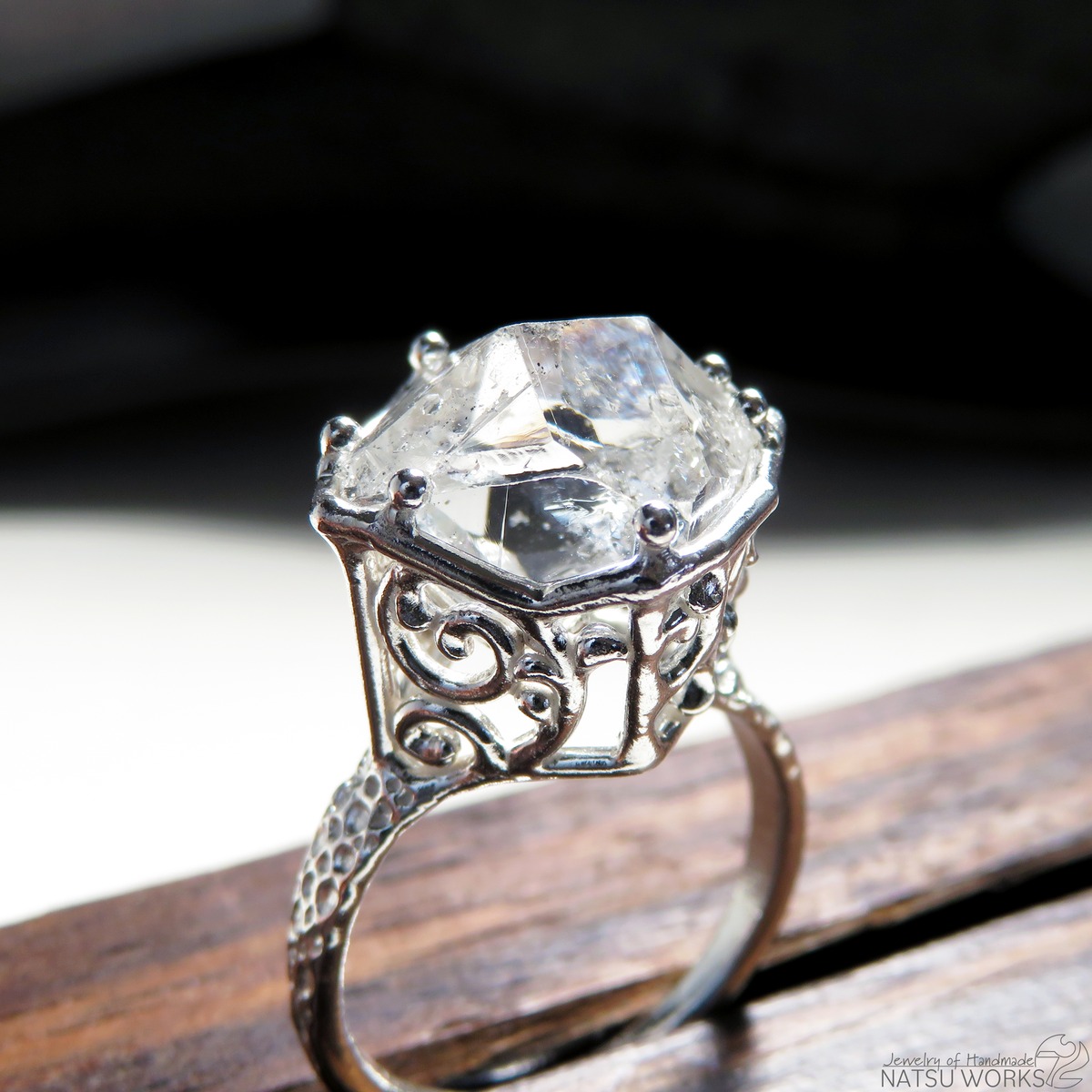 ハーキマーダイヤ リング / Herkimer Diamond Ring ll | NATSU WORKS 