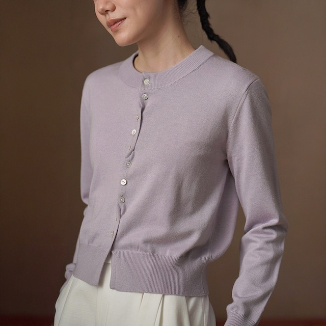 ニュアンスボタンカーディガン No.6064