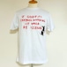 BANKSY T SHIRT - IF GRAFITTI CHANGED　White