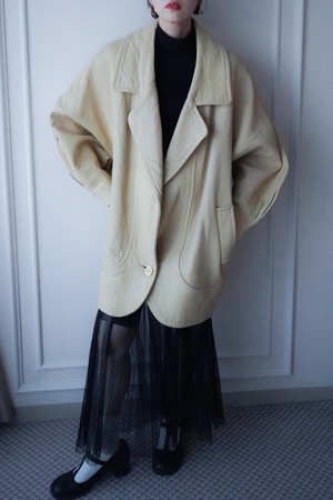 VAKKO leather coat