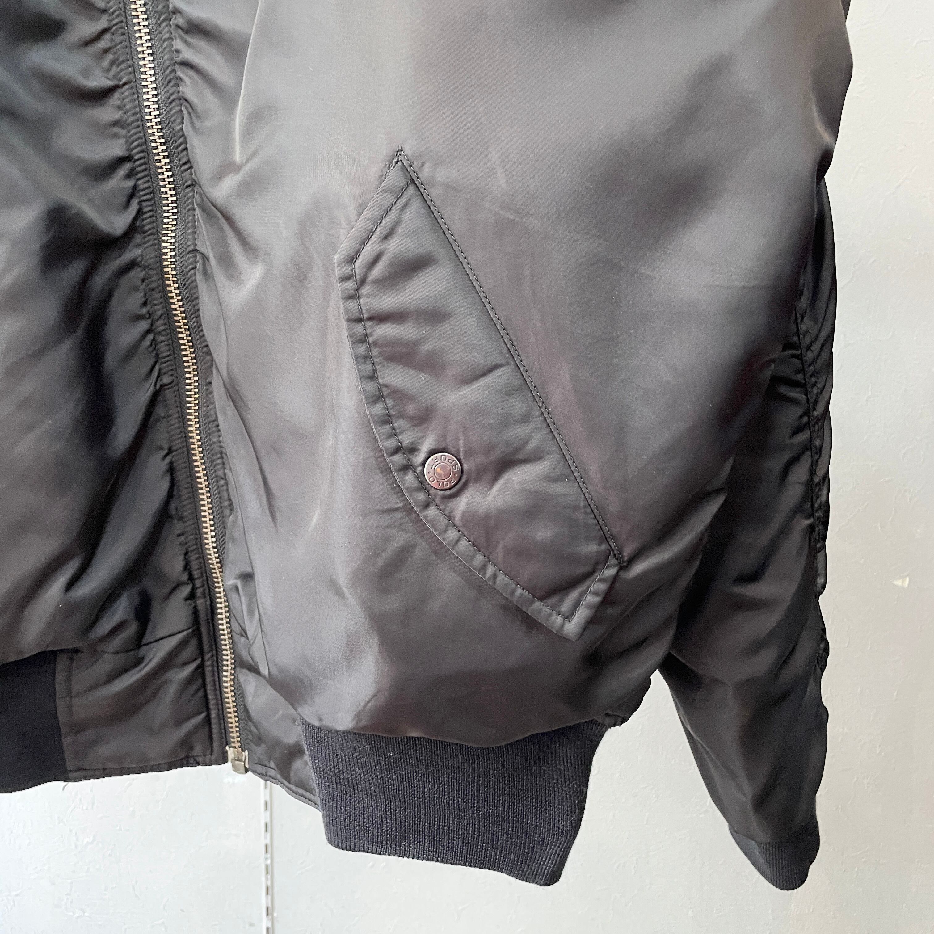 hot03spot専用 90s MA-1 フライトジャケット ラルフローレン 黒