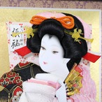 【芙蓉 立体振袖羽子板 15号】 羽子板ガラスケース飾り thumbnail 6