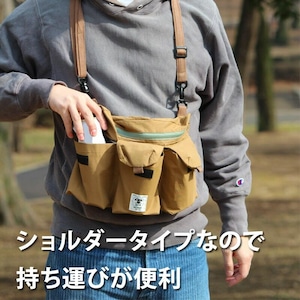 grn outdoor TEBURA BAG(WANCAN) go9414q バッグ ショルダー 保冷 ポケット 収 納 ドリンク アウトドア キャンプ