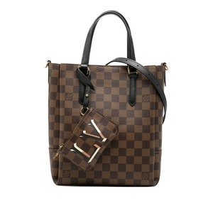 ルイ ヴィトン ダミエ ベルモントNV BB ハンドバッグ ショルダーバッグ 2WAY N60348 ブラウン PVC レザー レディース LOUIS VUITTON 【中古】