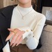 トップス ニットソー レディース 長袖 袖コンシャス ハイネック ミディアム丈 プルオーバー かわいい 大人可愛い きれいめ シンプル 上品 おしゃれ かっこいい カジュアル こなれ感 個性的 主役級 存在感 抜け感 春 秋 冬 ベーシック ナチュラル キュート クール 無地 女性用 ママ OL 通勤 オフィス 学生 通学 デート お出かけ お泊まり 女子会 旅行 アウトドア 休日 カフェ ショッピング コンパ レストラン 普段使い デイリー 着回し レイヤード 重ね着 S M L XL モテ トレンド