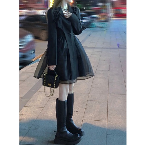 ショートスカート オータムジャケット レディース ロング ストリート 大人ガーリー スウィート キュート カジュアル 秋物 misskkl31995696206