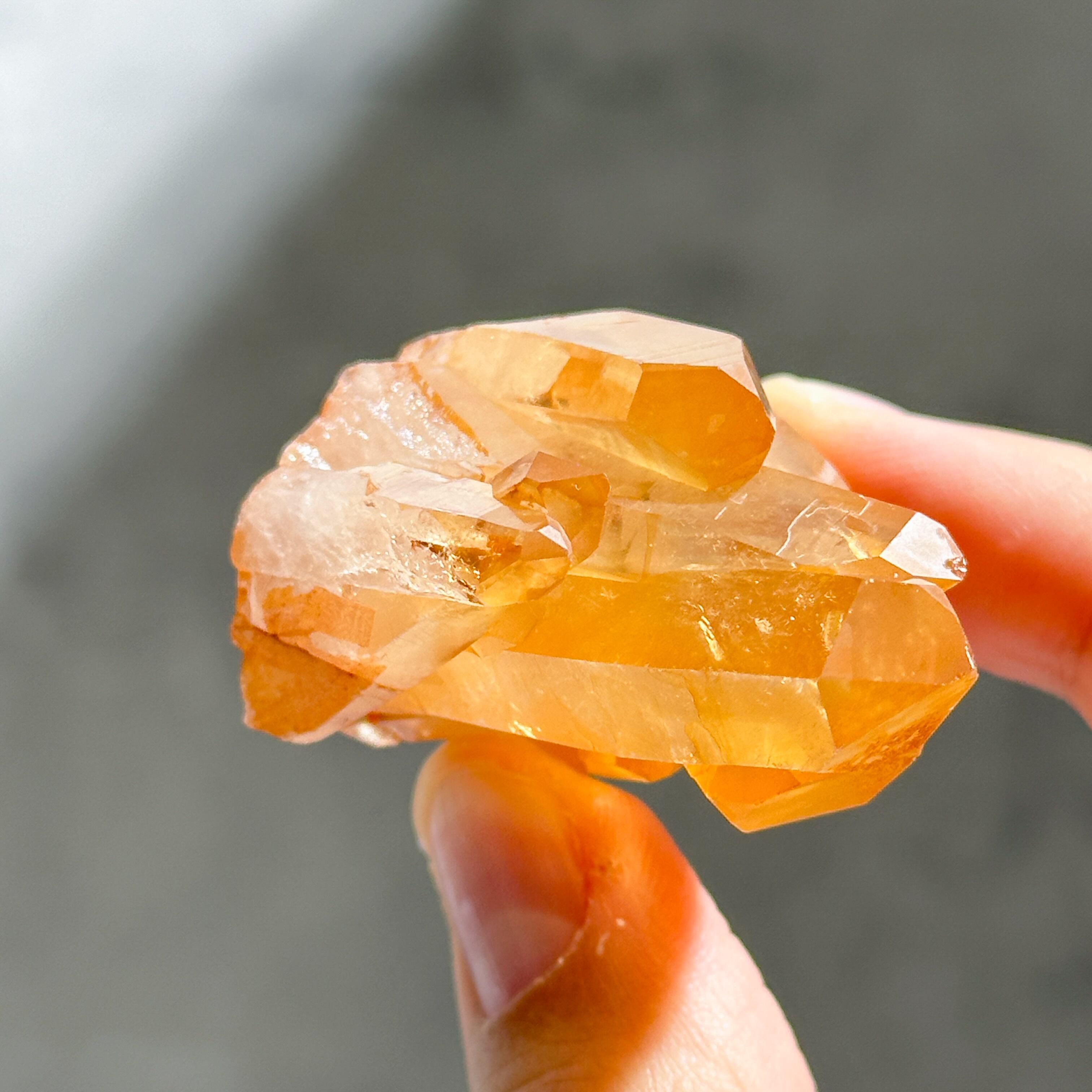 ミナスジェライス産タンジェリンクォーツ クラスター72◇ Tangerine