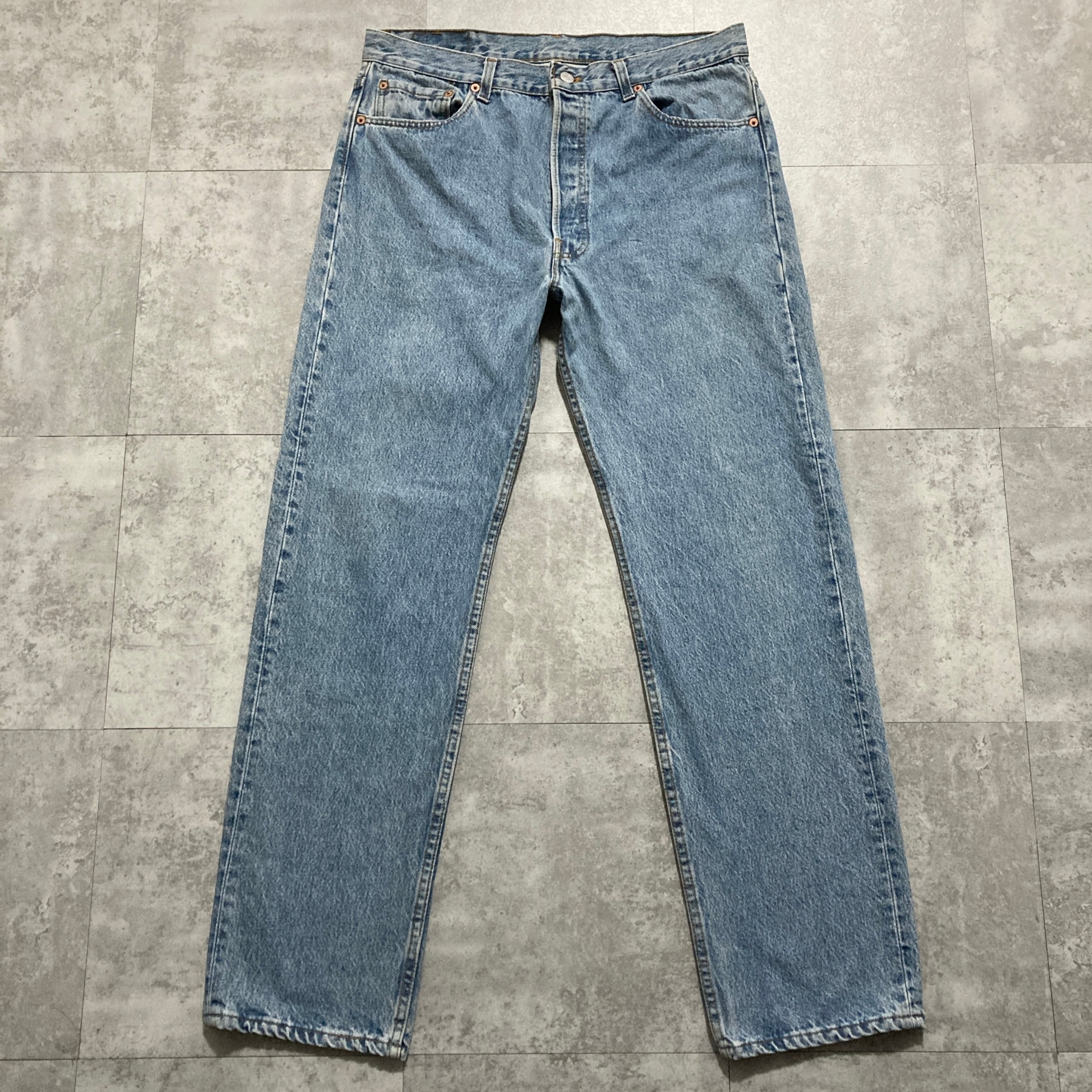 W36 L32】90's US.Levis 501 リーバイス ノックスビル工場(532) ボタン