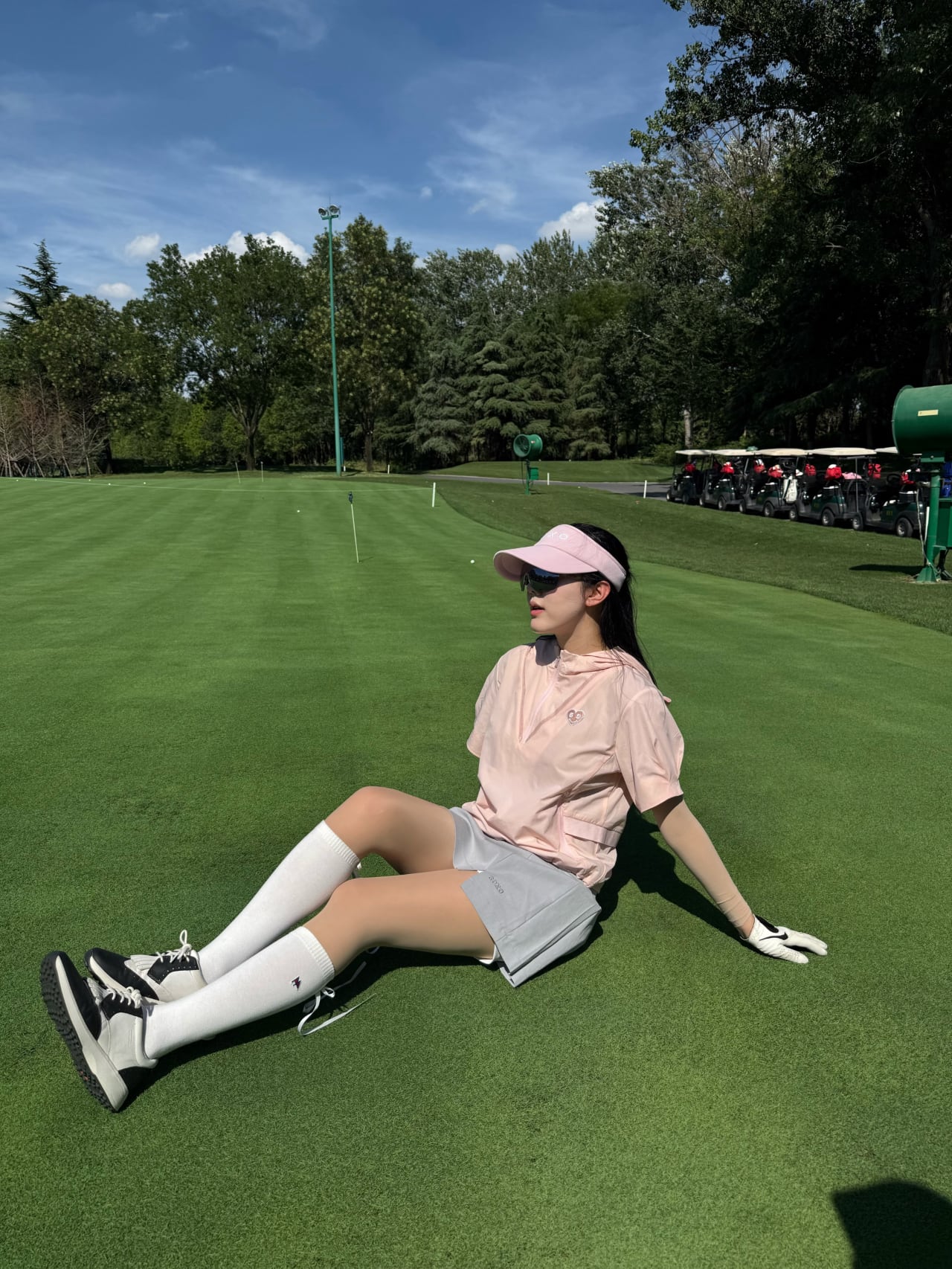 GOXO ゴーエックスオー スマイルハートフードアノラック ピンク | GOXO