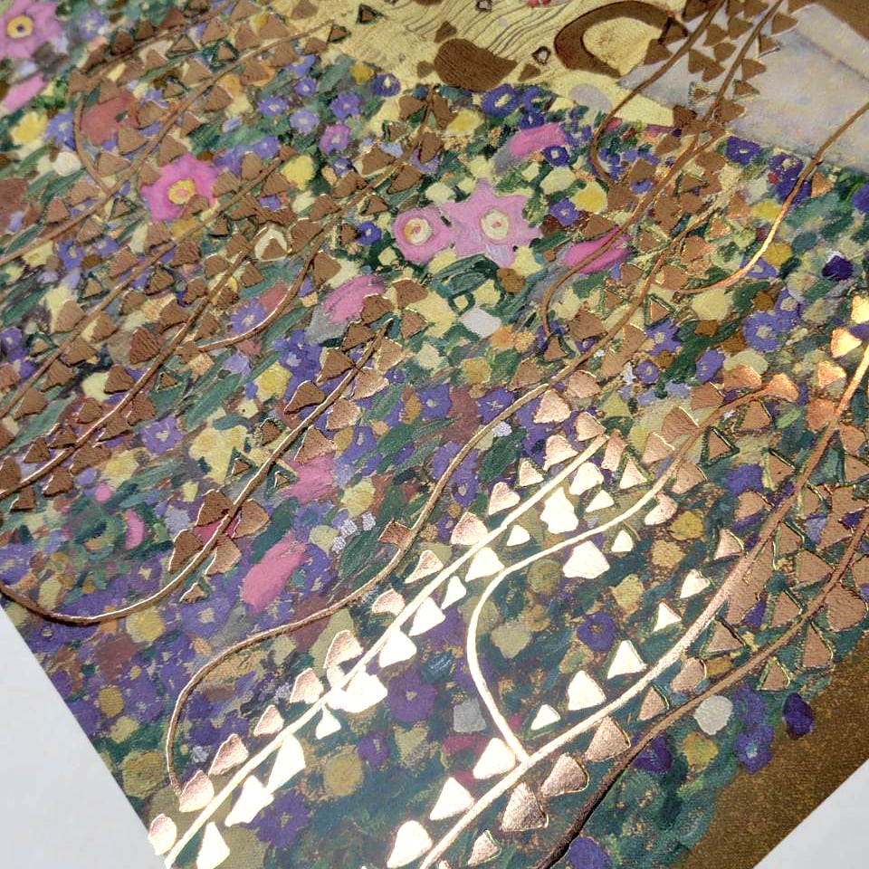 グスタフ・クリムト・Gustav Klimt・名画アートポスター・額入『接吻