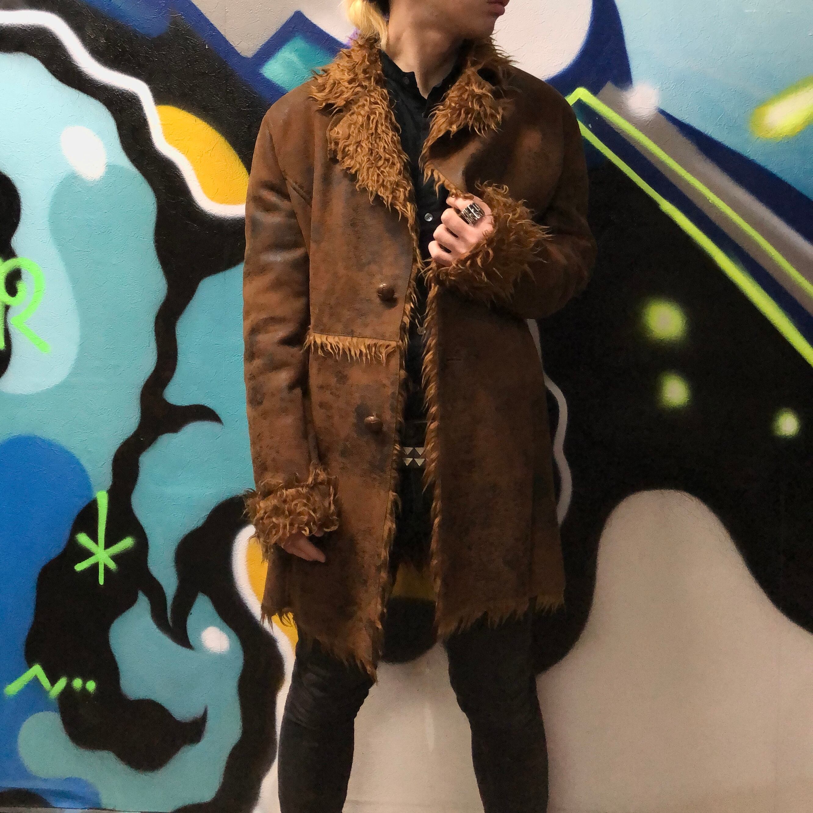 faux mouton coat size L Morgan homme | Pay ID