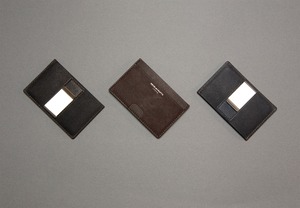 マネークリップ薄型カードウォレット-FLAT CARD WALLET ブラック
