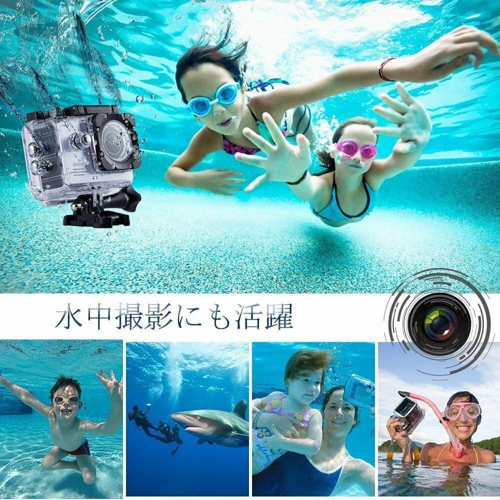 アクションカメラ 4K高画質 WiFi搭載 外部マイク端子搭載 30M防水 1600万画素 170度広角レンズ 2インチ液晶画面 高品質 HDMI出力可能 ドライブレコーダーとして使用可能 防犯カメラ スポーツカメラ ウェアラブルカメラ | フォーチュン アクションカメラ 4K高画質 WiFi搭載 外部マイク端子搭載 30M防水 1600万画素 170度広角レンズ 2インチ液晶画面 高品質 HDMI出力可能 ドライブレコーダーとして使用可能 防犯カメラ スポーツカメラ ウェアラブルカメラ | フォーチュン