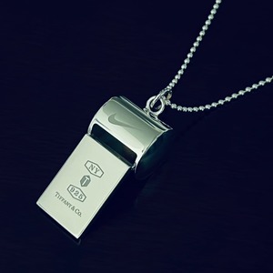 TIFFANY & CO. x NIKE Whistle Pendant Long Necklace Sterling Silver Deadstock | ティファニー × ナイキ ホイッスル ペンダント ロング ネックレス スターリング シルバー デッドストック
