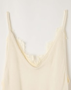 DU260713 Sheer Knit Layered Lace Camisole One Piece【予約商品10月中旬】