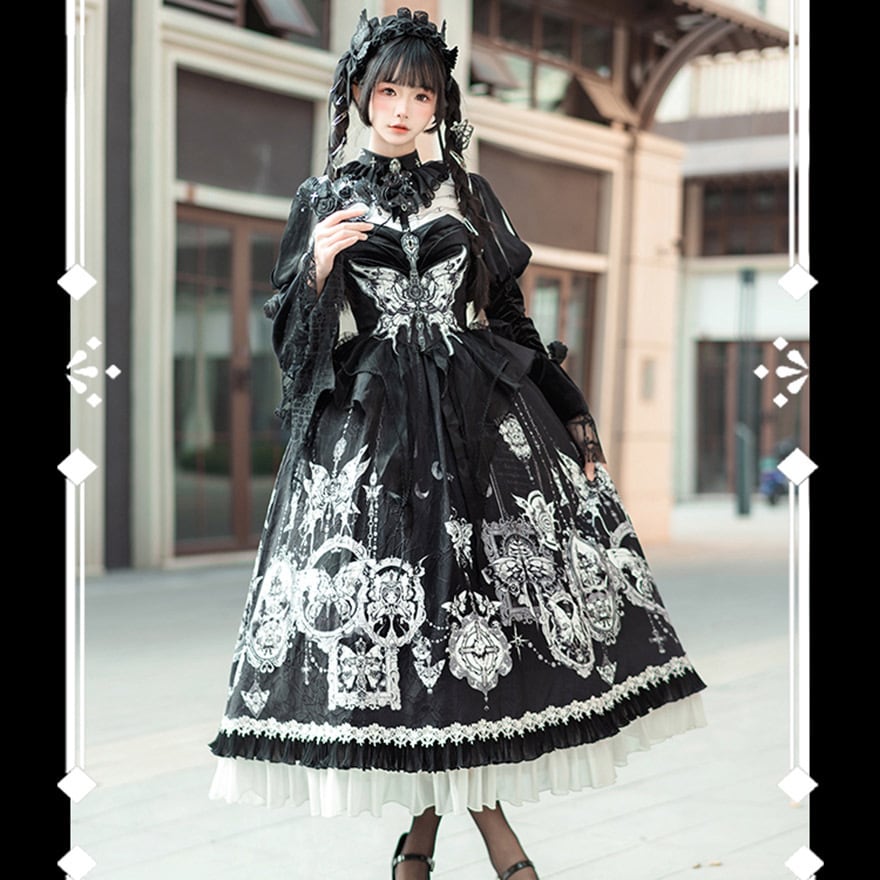 SEASONZ 地雷系 地雷女子 コルセット ウエストマーク 蝶 バタフライ