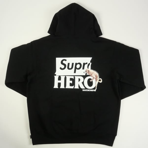 Supreme/ANTIHERO Hooded Sweatshirt 黒 S