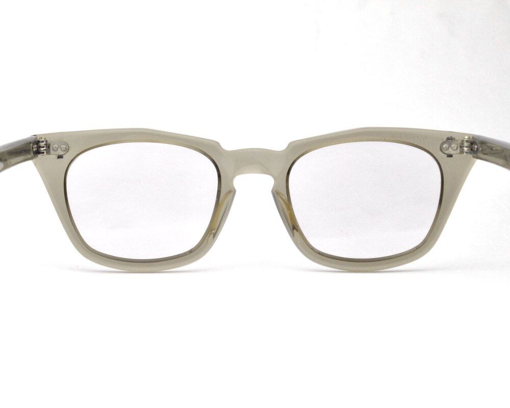 BAUSCH & LOMB Vintage Glasses [1960s-] Safety Cross Hinge Clear 46