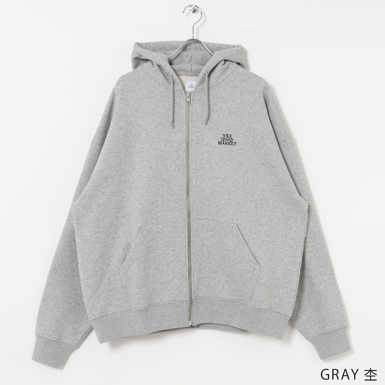 YGM Logo SWEAT ZIP HOODIE | Yes Good Market ONLINE