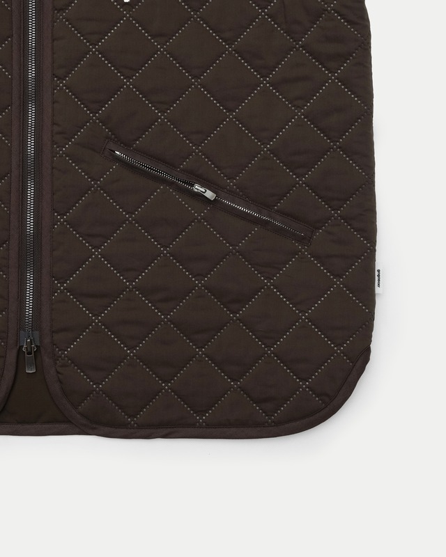 Classic Quilting Vest / BROWN［goyemon general gadget］