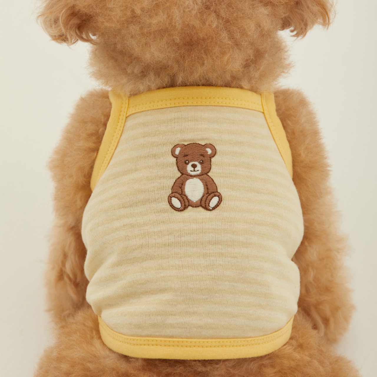 【予約】[ thesallyslaw ] Roony bear top｜Sunny Yellow - 1