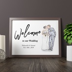 スケッチ風ウェルカムボードA